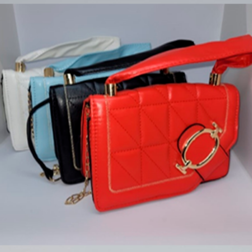 CARTERA HEBILLA DORADA