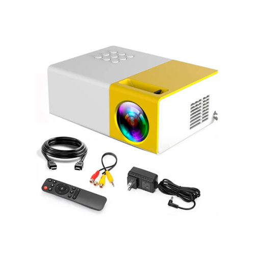MINI PROYECTOR P-50 AMARILLO -BLANCO
