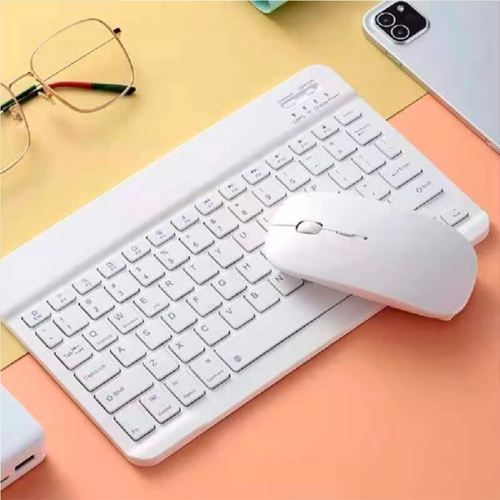 TECLADO MOUSE SUPER DELGADO BLANCO