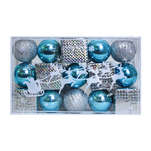 BOLAS NAVIDEÑAS 12 UNID 6 MODELOS