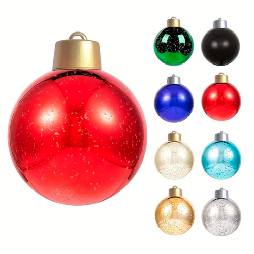 BOLAS NAVIDEÑAS 8 UNID COLORES DIVERSO