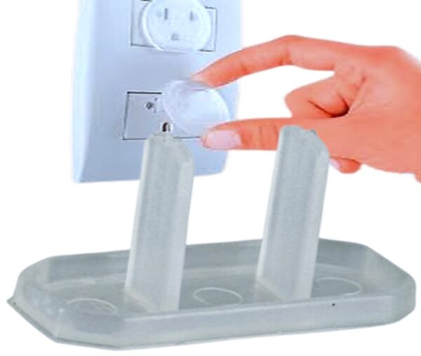 PROTECTOR DE TOMACORRIENTE PAQUETE POR 10 UNID