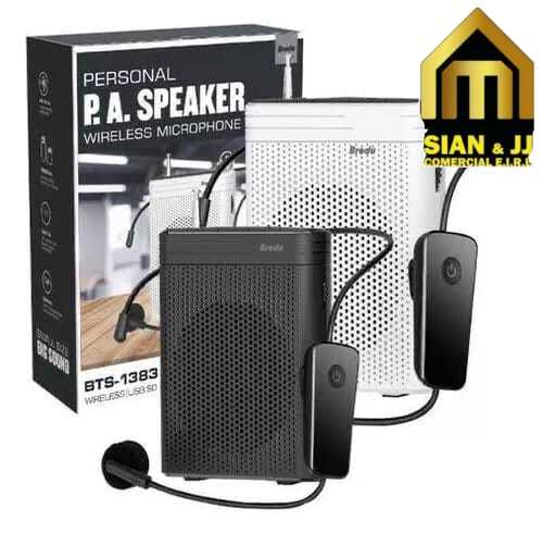 ALTAVOZ INALAMBRICO RECARGABLE PERSONAL CON RADIO -USB-SD