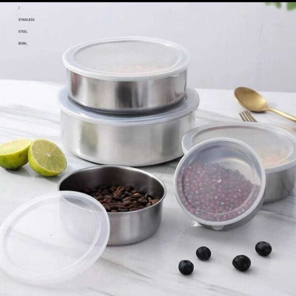SET BOLW ACERO X 5 PIEZAS CON TAPA