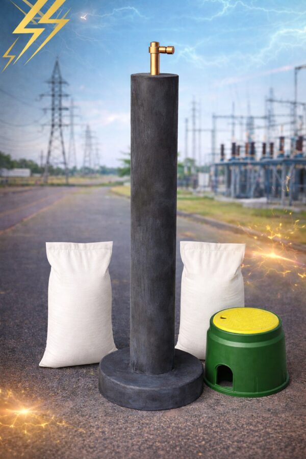 SISTEMA POZO A TIERRA ELECTRODO 3/4 + ADITIVOS + BOVEDA OHMPRIME  2.4M.