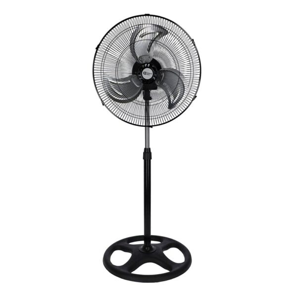 VENTILADOR DE METAL 12″ 45W 3 HELICES NEGRO 1M