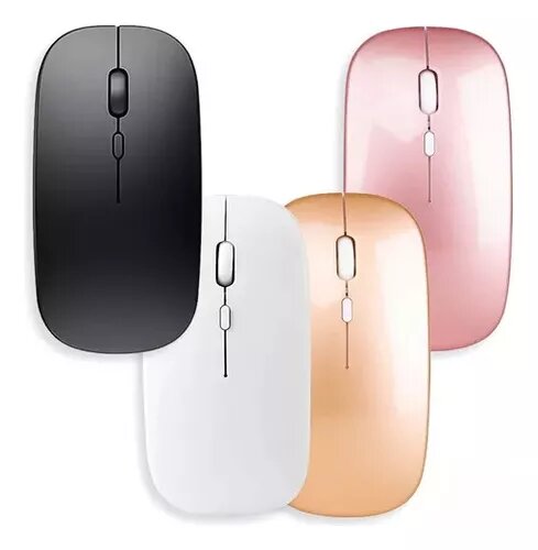 MOUSE INALAMBRICO ULTRA DELGADO RECARGABLE COLORES