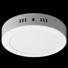 PANEL LED SOBREPUESTO LUZ FRÍA 12W REDONDO